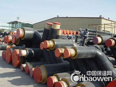 晋中热力公司推荐使用复合型聚氨酯直埋保温管 弯头夹克保温管