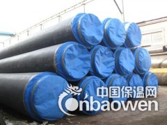 沂州化工厂专用钢套钢直埋保温管 地埋式聚氨酯预制保温管图2