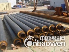 运城热力公司铺设管道专用聚氨酯直埋保温管 钢套钢保温管图3