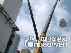 空分设备扒装珠光砂施工图2