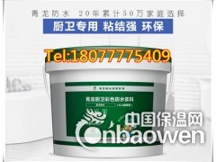 南宁防水材料青龙厨卫彩色防水浆料K11防水批发图2