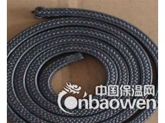 含石墨聚四氟乙烯线织成盘根,耐高温高压耐磨损密封填料图1