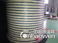 进口四角芳纶增强石墨聚四氟乙烯盘根 .芳纶交织黑四氟盘根图1