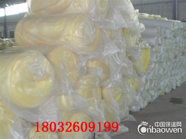 湖南武冈50mm高温离心玻璃棉卷毡每平米贴铝箔玻璃棉毡价格