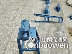 岩棉保温铁皮专用1.3米铁皮卷管机,电动卷圆压边一体机图3