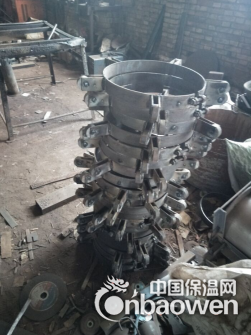 钢套钢活动支架-钢套钢内岩棉保温复合管活动支架