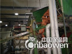 硫化机保温套|硫化机模具热板保温罩|可拆卸式软保温节能改造图2