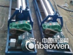 我厂专业制作金属板材起线机白铁皮保温卷板机电动压边卷圆一体机图2