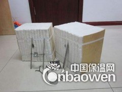 石家庄陶瓷纤维毯折叠模块 石家庄硅酸铝模块 窑炉耐火毡块图1
