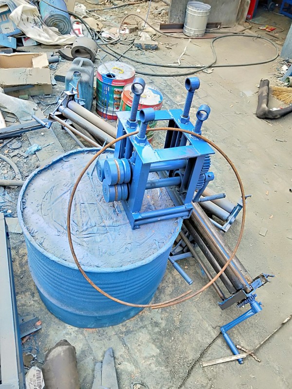 钢筋圈圆机-小型钢筋卷圆机-电动钢筋卷圆机