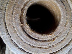 涂耐热润滑牛油油浸棉纱盘根 高压纯牛油盘根黄油盘根厂家图3