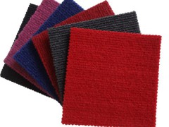 吸音墙毯厂家直销 电影院阻燃墙毯 黑色条纹墙毯图2