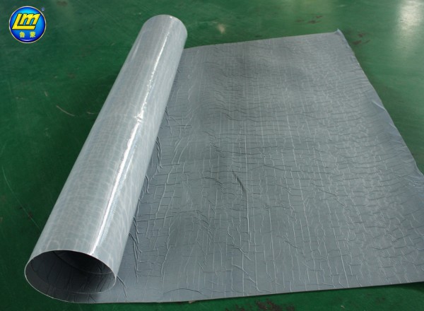 鲁蒙非沥青基预铺式高分子自粘胶膜防水卷材