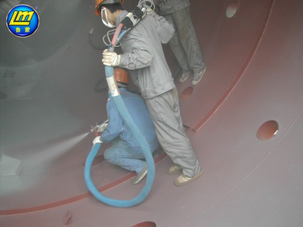 烟台鲁蒙喷涂聚脲防腐涂料污水池桥梁砼基面钢储罐防腐