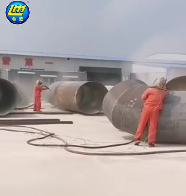 市政污水管道燃气管道鲁蒙喷涂聚脲管道防腐涂料