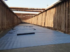 管廊隧道公路铁路用鲁蒙PVC高分子预铺自粘防水卷材板图3