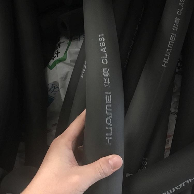 A级华美橡塑保温管 空调工程橡塑管 高温管道防火隔热材料批发