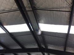 4MM钢结构厂房屋顶专用小气泡铝隔热毯图2