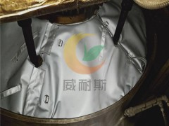 江苏连云港可拆卸硫化机汽水分离器软保温套安装方便图4
