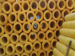 专业定做防火铝箔贴面玻璃棉管 高密度离心玻璃棉保温管 出货快图2
