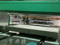全铝家具高分子胶膜铝蜂窝复合板热压机 亨力特多年生产厂家图5