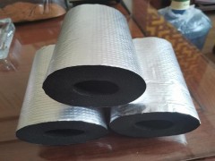 华美 B1级防火阻燃 憎水隔音铝箔橡塑管 自粘保温管图5