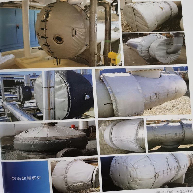 威耐斯丨化工模块管道 弯头可拆卸式软保温套