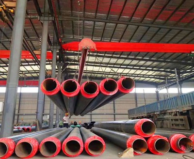 聚氨酯预制直埋保温管=直埋式热水保温管厂家供应