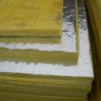 大量定做铝箔防排烟玻璃棉板 风管防火专用玻璃棉板 1.5小时
