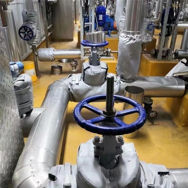 威耐斯科技 可拆卸管式换热是保温衣 管道保温夹套 非标型号