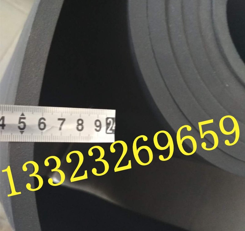 1公分厚橡塑保温板每卷价格管道保温压条橡塑板价格