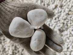辽宁守白鹅卵石，园林景观道路铺设机制30-40mm白鹅卵石图5