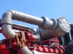 柴油机排气管隔热套 船用隔热罩 量身定制 柔性可拆卸  上海图3