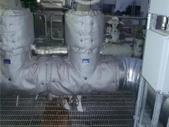 柴油机排气管隔热套 船用隔热罩 量身定制 柔性可拆卸  上海图4