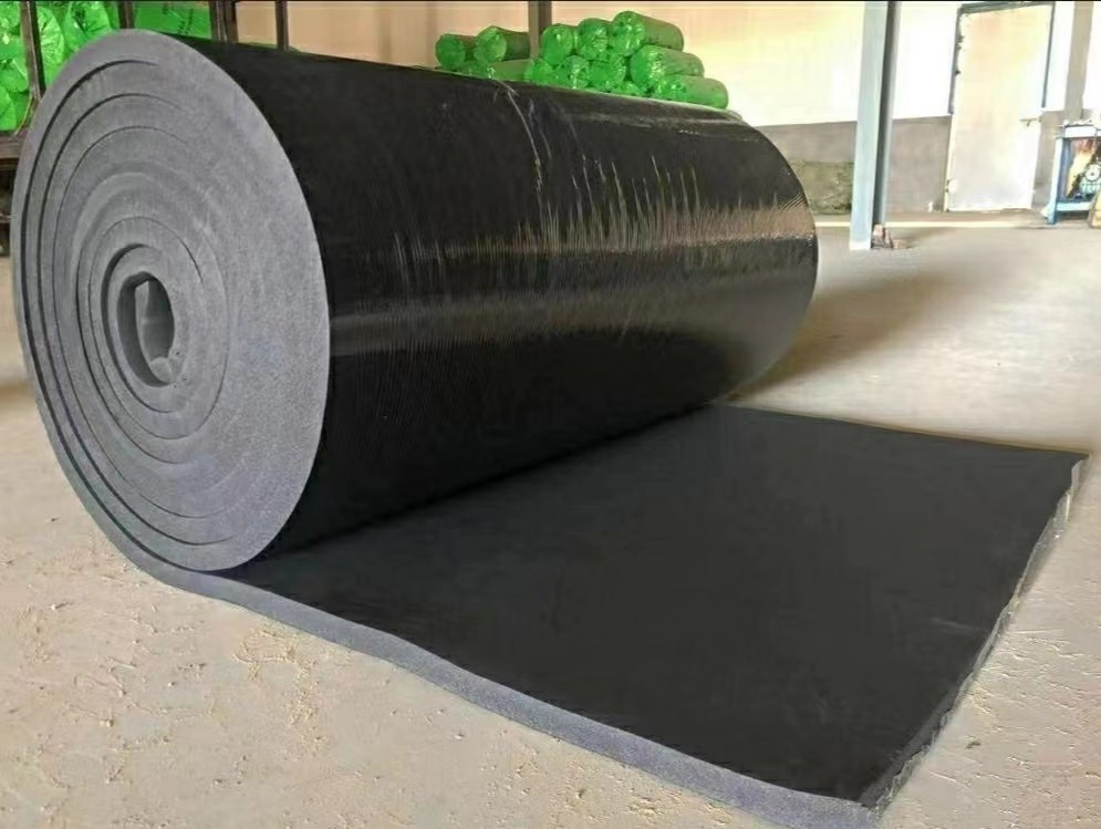 阻燃防火B1级橡塑B2级橡塑保温棉铝箔自粘防晒隔热棉隔音棉