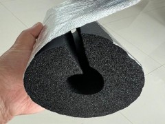 贴铝箔橡塑保温棉开口自粘铝箔橡塑保温管隔音棉图4