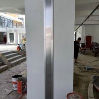 四川海达金属墙面变形缝盖板 金属伸缩缝盖板
