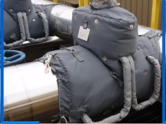 硫化机蒸汽管道隔热衣 可拆卸保温套 反复使用 使用期长图3