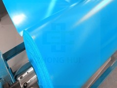 防火材料 蓝色硅胶布 防火布厂家图3