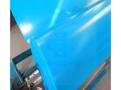 防火阻燃材料 蓝色硅胶布 防火布厂家图4