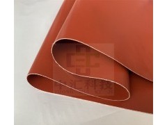 防火阻燃材料 A级双面压延硅胶布（内可夹钢丝）防火布图2